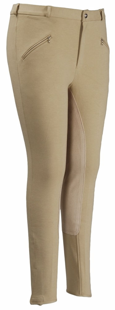 TuffRider Men's Cotton Full Seat Breeches - Light Tan