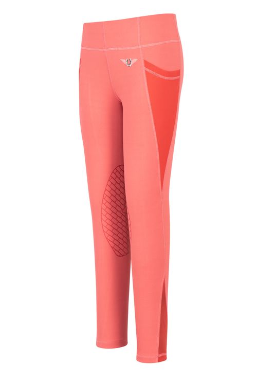 TuffRider Kids' Minerva EquiCool Tights - Holly Berry