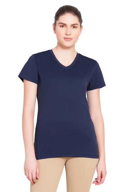 TuffRider Women's Taylor Short Sleeve T-Shirt - EC Navy