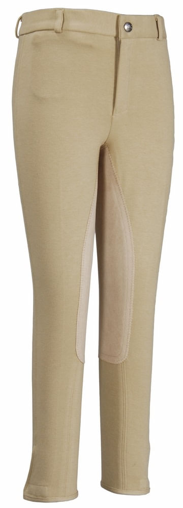 TuffRider Kids' Cotton Full Seat Breeches - Light Tan