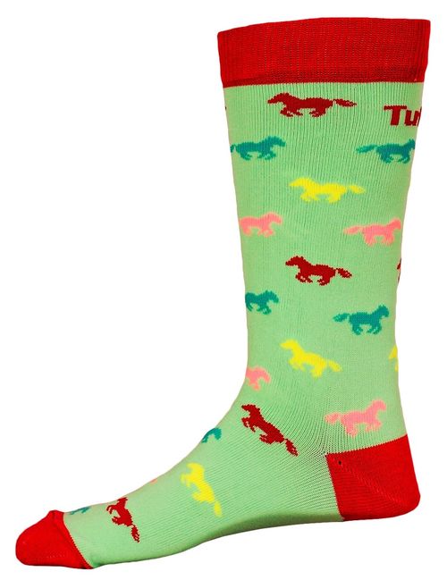 TuffRider Kids' Neon Pony Socks - Neon Green