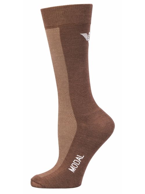 TuffRider Women's Modal Knee High Socks - Chocolate