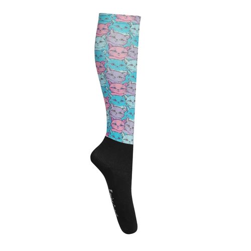 Equine Couture Women's OTC Boot Socks - Cats