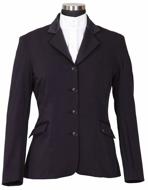 Equine Couture Women's Raleigh Show Coat - Navy/Navy