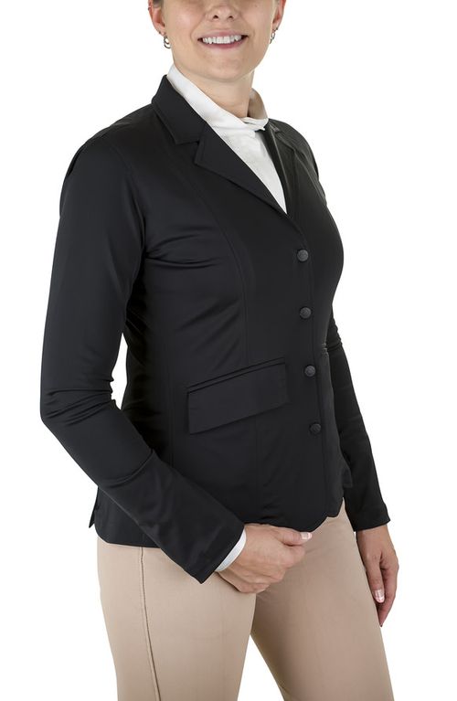 Equine Couture Women's Ultra Light Show Coat - Black