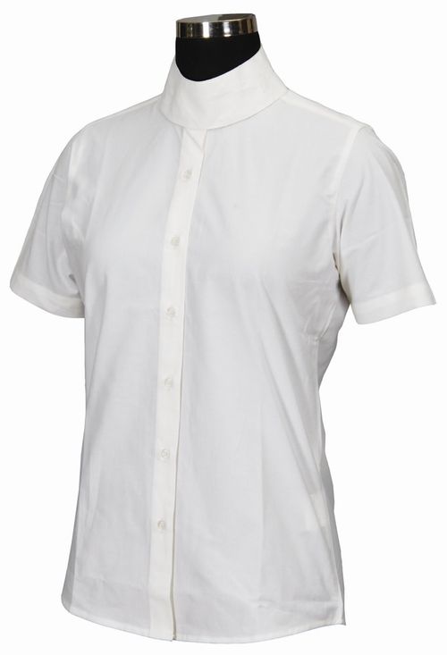 TuffRider Kids' Starter Short Sleeve Show Shirt - White