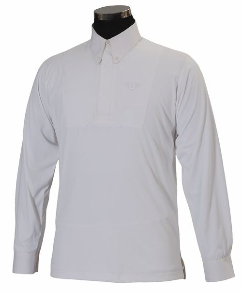 TuffRider Kids' Adam Long Sleeve Show Shirt - White