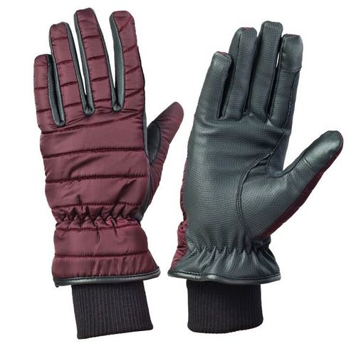 Ovation Women's Elegant Rider Winter Gloves - Burgundy