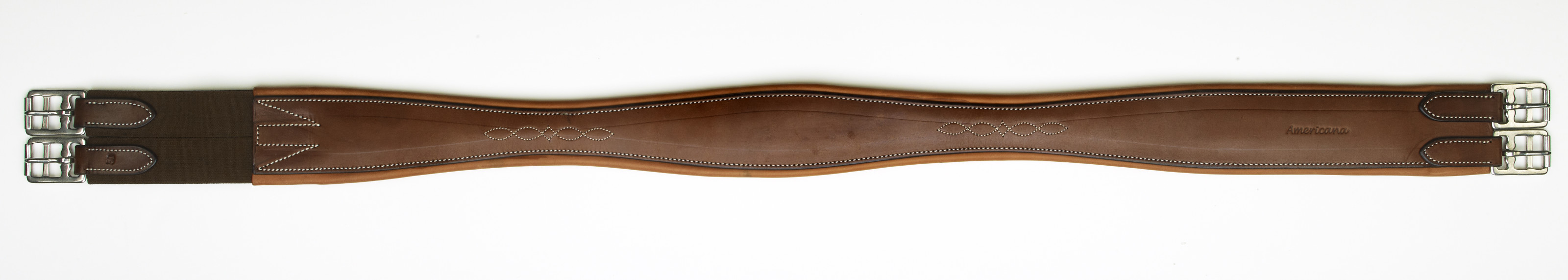 Étriers En Cuir Harmohn Kraft - Noir - 54" - Largeur 1" - Occasion Quasi Neuf