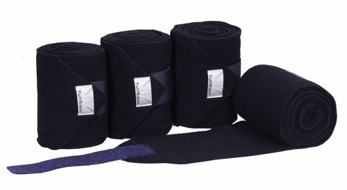 TuffRider Horse Fleece Polo Bandages - Navy