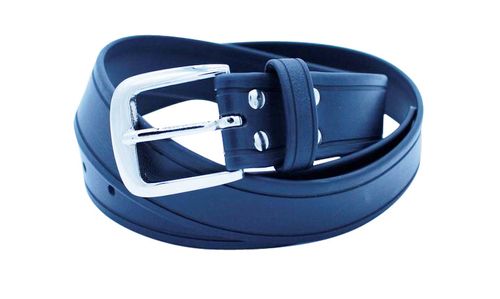 Henri de Rivel VEGAN-X Leather Belt - Black