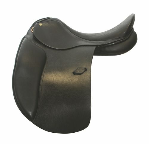 Henri de Rivel Pro Buffalo Leather Dressage Saddle - Black