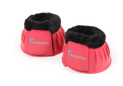 Shires ARMA Fleece Trim Over Reach Boots - Pink