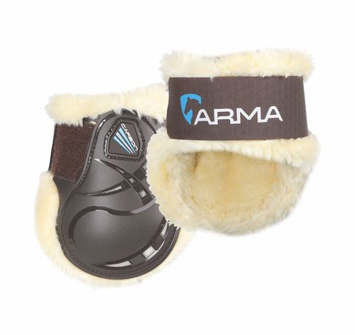 Shires ARMA Carbon SupaFleece Fetlock Boots - Brown