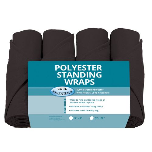 Equi-Essentials Poly 12ft Standing Wraps - Royal Blue