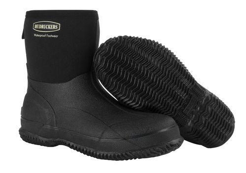 Mudruckers Waterproof Mid Boot - Black