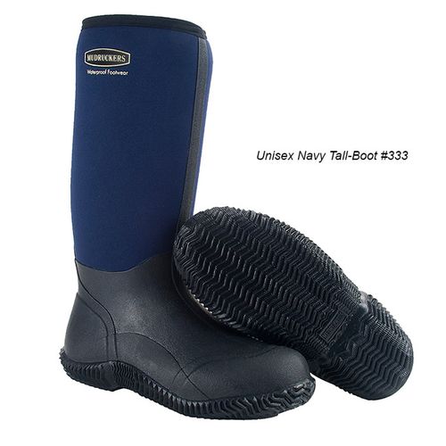 Mudruckers Waterproof Tall Boot - Navy