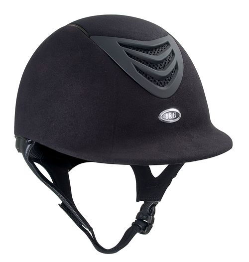 IRH IR4G Helmet - Black Amara Suede/Matte Black Vent