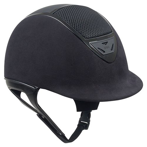 IRH IR4G XLT Helmet - Black Amara Suede/Gloss Black Frame