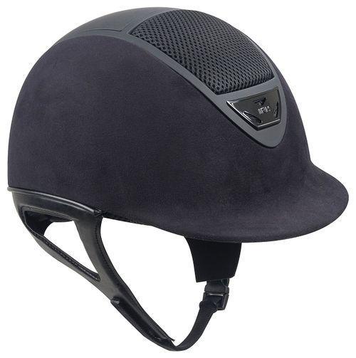 IRH IR4G XLT Helmet - Black Amara Suede/Matte Black Frame