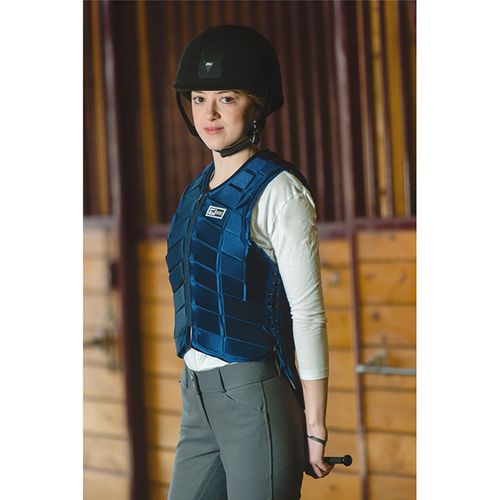 Flex Rider Intec Quilted Cushioned Safety Vest - Navy