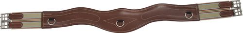M. Toulouse Anatomic Shaped Padded Leather Girth - Cognac