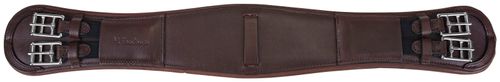 M. Toulouse Padded Leather Dressage/Monoflap Girth - Chocolate