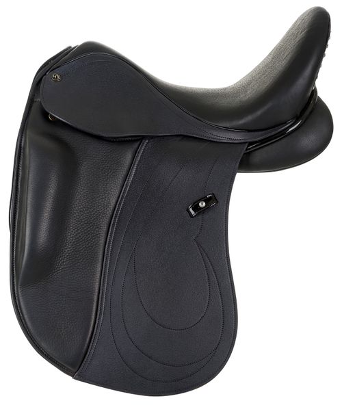 M. Toulouse Margaux Professional Monoflap Dressage Saddle Genesis Adjustable - Black