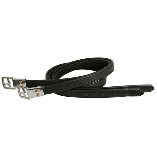 M. Toulouse Double Leather Stirrup Leathers - Black