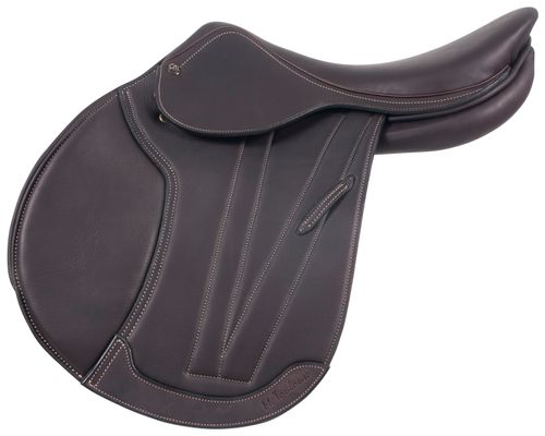 M. Toulouse Brittany Platinum Close Contact Saddle Genesis Adjustable - Chocolate