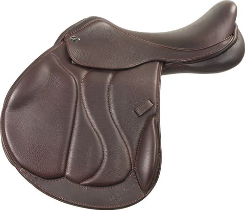M. Toulouse Marielle +4 Platinum Monoflap Eventing Saddle Genesis Adjustable - Chocolate