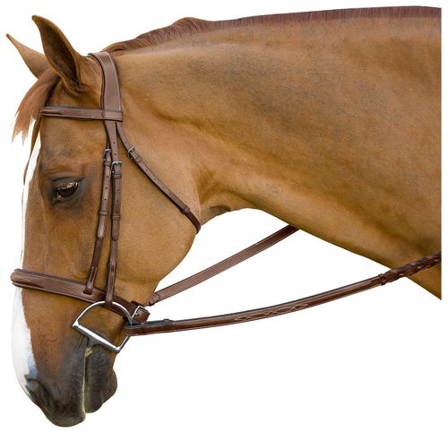 M. Toulouse Brunello Handy Hunter Bridle - Chocolate