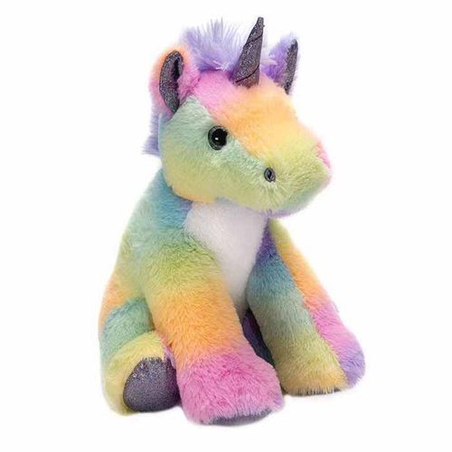 GT Reid Plush Toy Sitting Unicorn - Rainbow