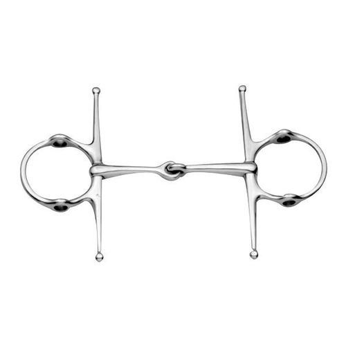 Korsteel Stainless Steel Jointed Full Cheek Gag Bit