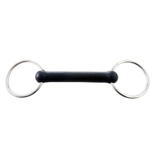 Korsteel Solid Rubber Mouth Loose Ring Snaffle Bit