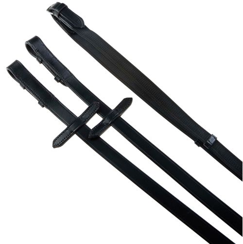 Kincade Sure Grip Web Reins - Black