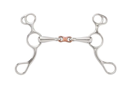 Shires French Link Sliding Gag Bit
