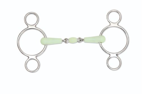 Shires Equikind Peanut Two Ring Gag
