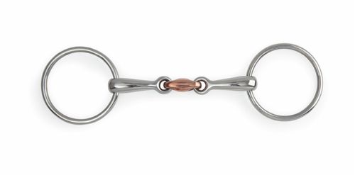 Shires Loose Ring Copper Lozenge Snaffle Bit