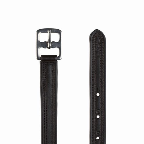 Horze Soft Stirrup Leathers w/Nylon Inside - Dark Brown