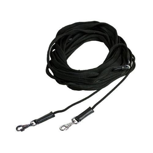 Horze Double Lunging Draw Reins - Black