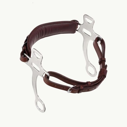 Herm Sprenger Padded Nose Short Shank Hackamore - Brown
