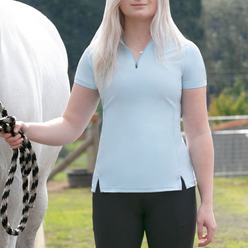 Irideon Women's Air-Tech Short Sleeve Jersey - Energy Blue