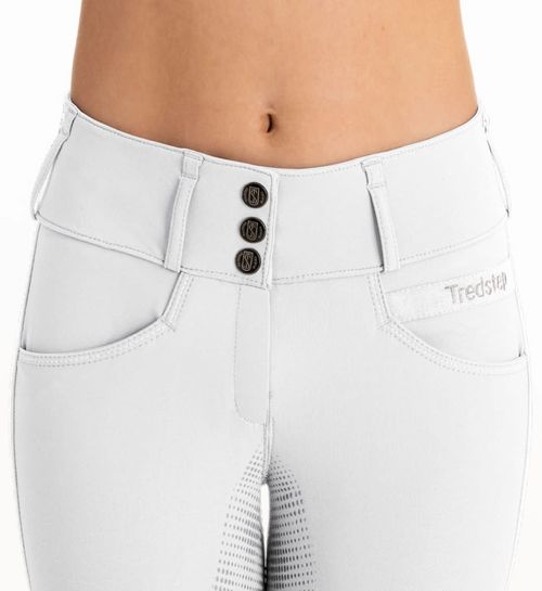 Tredstep Women's Solo Volte II Full Grip Breeches - White