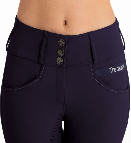 Tredstep Women's Solo Volte II Full Grip Breeches - Blue Ribbon
