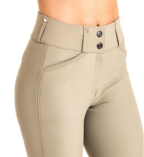 Tredstep Women's Evolute Knee Patch Breeches - Tan