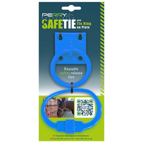 Perry Safe-Tie w/Wall Mount Plate - Blue