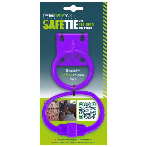 Perry Safe-Tie w/Wall Mount Plate - Purple