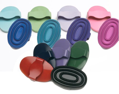 Equi-Essentials EcoPure Large Rubber Curry - Sapphire