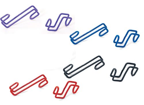 Equi-Essentials Utility Hooks Pair - Red